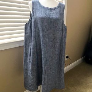 Eileen Fisher Jumper/Sleeveless Linen Dress